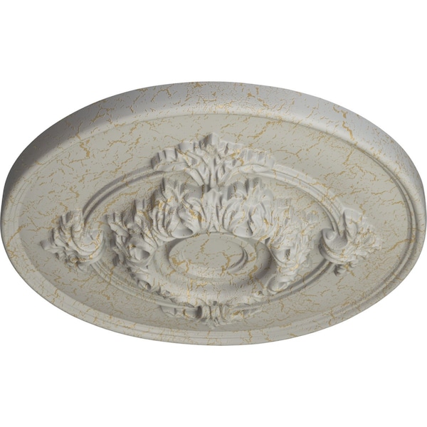 Monique Ceiling Medallion (Fits Canopies Up To 3 3/4), 13 3/4OD X 1P